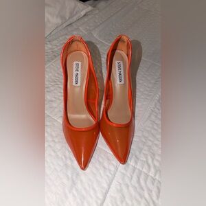 Steve Madden Bold Orange Heels